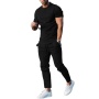 Private Label Bulk Jogging Sweat Suits Vendor Unisex Men Women Custom logo Jogger Sweatsuit Tracksuit Set
