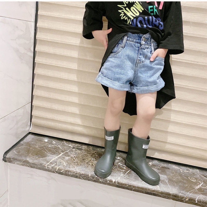 Custom 3-8Years Casual Pockets Washed Kids Summer Jean Shorts Little Girls Shorts For Kids