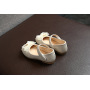 Conyson hot sale korean design spring slip on shining child shoes toddler baby kids girl bowknot clothing princess socks shoes