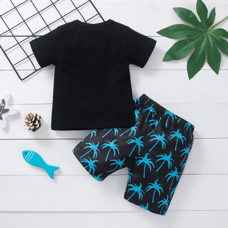 Conyson summer infant Boy low moq Casual t-shirt 2 Pieces kids shorts Toddler baby children kid Pant wear Fashion clothing Sets