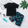 Conyson summer infant Boy low moq Casual t-shirt 2 Pieces kids shorts Toddler baby children kid Pant wear Fashion clothing Sets