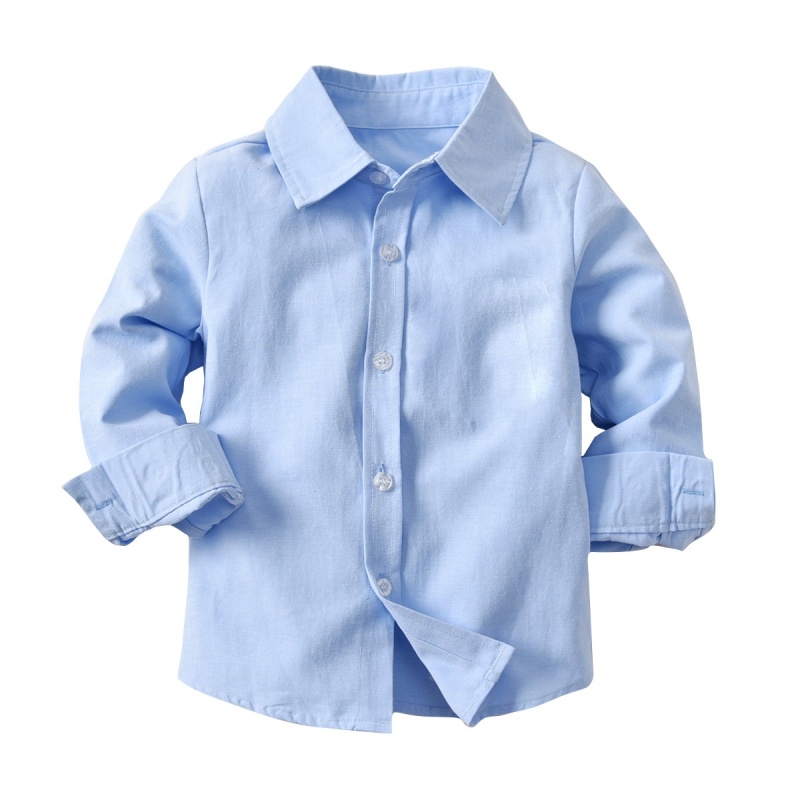 Newest Boys Gentlemen Suits Long-sleeved Collar Shirt Denim Boys Clothing Handsome Set