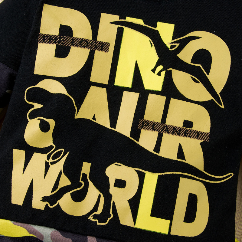 Conyson outono e inverno bebê meninos estampa camuflagem conjuntos calças camisola vestir 2 peças ternos crianças bebês meninos conjuntos de roupas