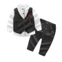 Conyson hot sale fashion autumn rts Boy kids boutique party suits children Clothing cotton Casual wholesale 3-piece clothes Sets
