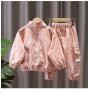 Conyson fashion Wholesale toddler casual suits Baby Clothes Kids pop boy girls zipper cotton clothing Tracksuits Sweatsuit Sets