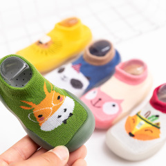 Conyson rts wholesale factory indoor spring Korean fashion design non-slip toddler baby boy girl soft soles walking animal shoes