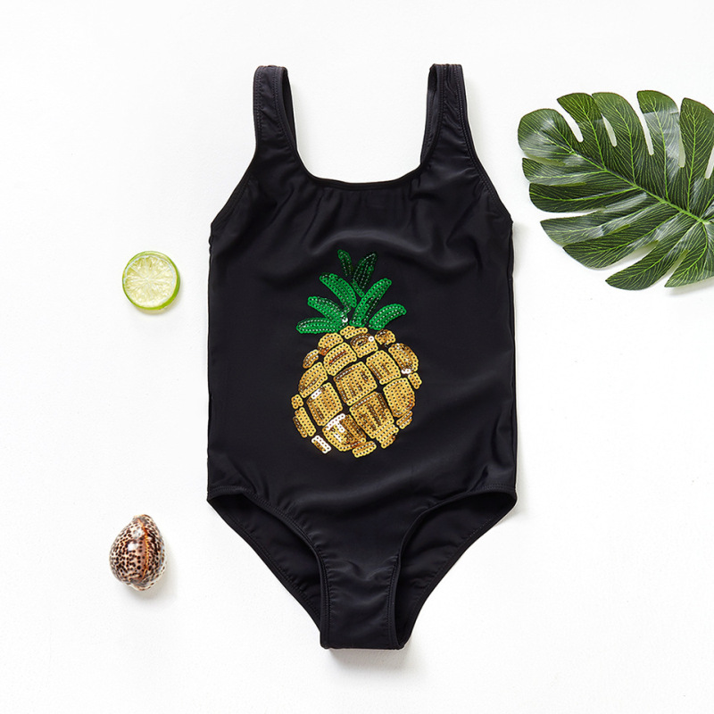 Sports Swimwear Girl Bikini Piece Kids New Design One Piece Bathing Suit Backless Swimwear Baby Girl Swimming Suit