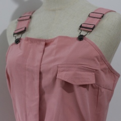hot sale Fashion designer Summer women sleeveless Clothing overall Pants waistband Girls Clothes One Piece oversize Jumpsuits