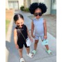 Conyson New Toddler Girl Clothes Customized Logo Girls Solid One Piece Jumpsuit For Little Girls Toddler Bodysuits