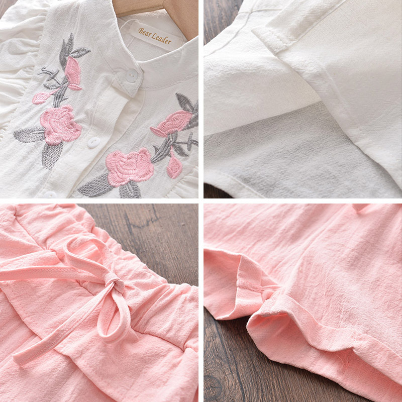 Conyson Wholesale Boutique Flares Fashion 2 Pieces Little Girls Matching Clothing Kids Sleeveless Clothing Baby Clothes Outfit
