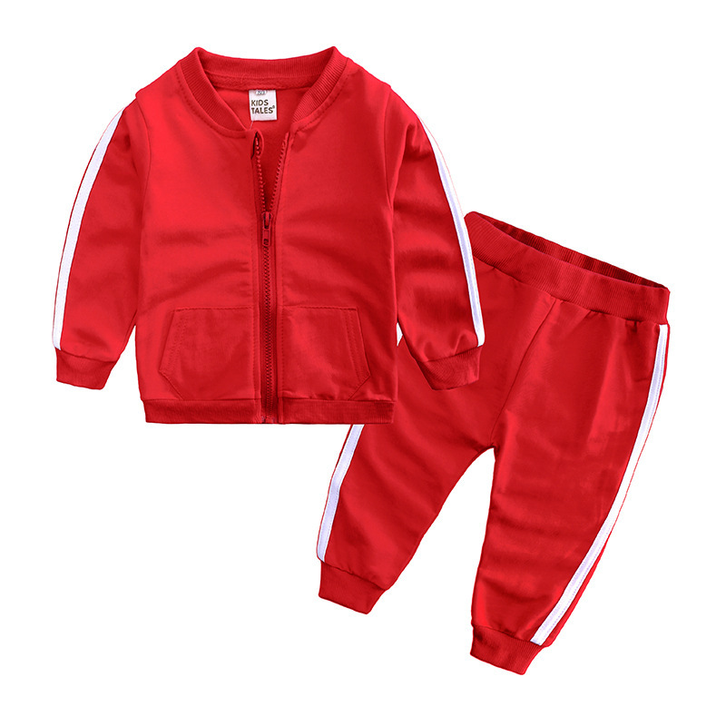 Casual Fashion Soft Fabric Striped Style Children 2pcs Summer Kids Sweat Suits Boys Summer Sets