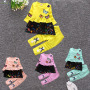 Conyson Factory Direct Discount Price kids Girls Clothes Long Sleeve Girls 2 Piece Children's Leisure Cartoon baby clothing Set