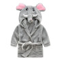 Wholesale 100% Polyester Flannel Fleece Cartoon Winter Sleepwear Onesie Pajamas Baby Animals Bathrobe Children Kids Bathrobe