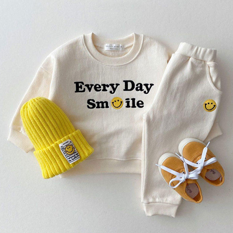 Conyson Clothing Sets Striped Sport Suit Set Fashion Kid Hoodies+Pants Suit Set Toddler Striped Tracksuit Clothes