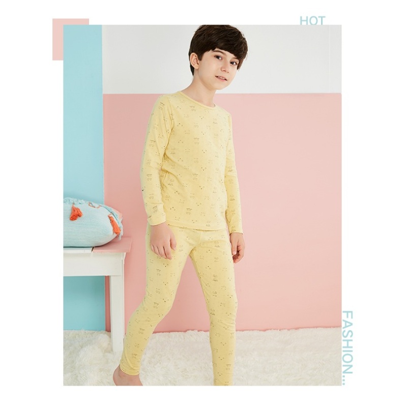 Custom Cartoon Cotton Boys Pijamas Bamboo Pajamas For Kids Organic Sleepwear Kids Pajamas Set