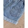 Conyson New Summer Girl's Jacquard Short Sleeve Shirts + Jean Shorts 2Pcs Princess Baby Girl Clothes Sets