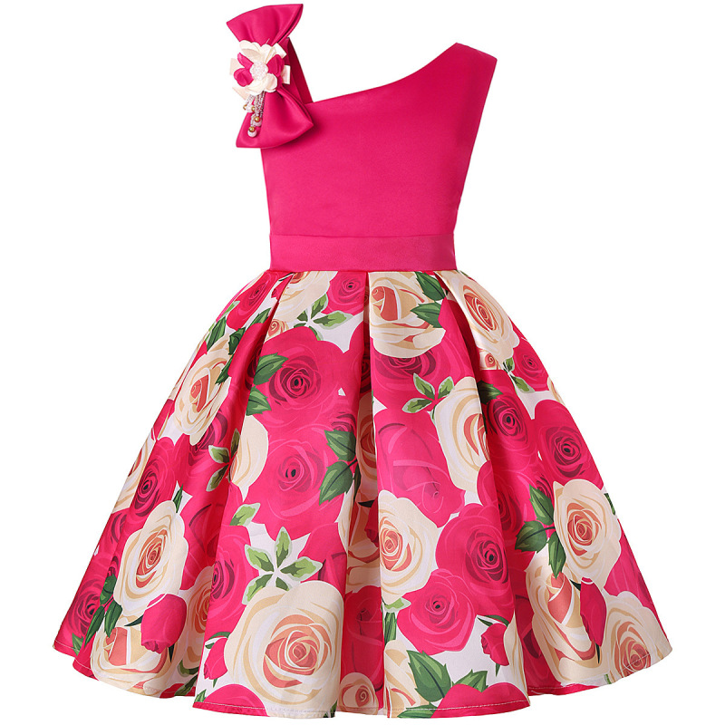 Wholesale Girl's Birthday Dresses Child's Party Princess Flower Wedding Formal Bridesmaid's Day Dresses