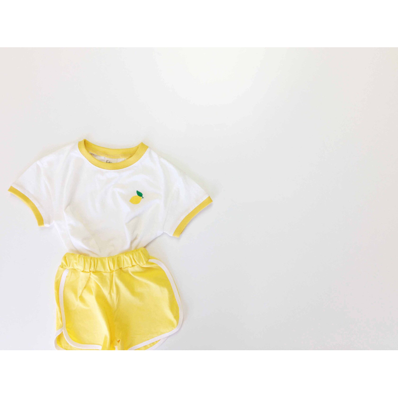 New Kids Clothes Set Cute Print Boy Girl Two Piece Sets Cute Fruit Pattern Girl Shirt Shorts Tops Pants Outfits Summer Set