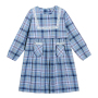 New fashion cotton checker nighty sleeping dress for girls