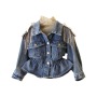 Spring Autumn New Fashion Children Coat Vintage Short Kid Denim Jean Jacket Top For Girl