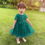 Conyson Wholesale Summer Baby Dress Girl Wedding Dress Kids Fashion Birthday Party Tutu Dresses For Girls Clothing