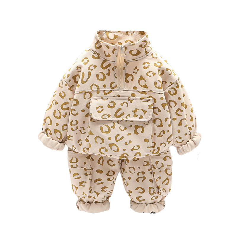 Spring And Autumn Boys Casual Jacket Pants 2 Piece Set Costume Toddler Fashion Clothing Boys Camouflage Tracksuits Suit