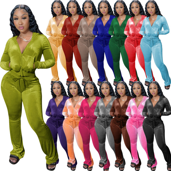 2023 Hot Sale New Design Fitness Spring Matching Sets Workout Sweatsuit Cozy Polyester Jogger 2 Pieces Club Set Women Sex Sets