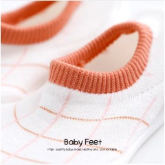 Conyson Wholesale Cute New Born 1-3 yrs Organic Cotton Anti Slip Leopard Indoor Floor Infant Girl Boy Baby Sock Toddlers Shoes