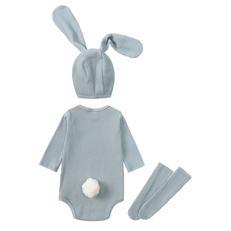 Conyson casual Newborn Baby kids Solid long sleeve boy girls summer clothing suit Hot Sale Suit toddler Girl Romper Baby Clothes