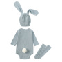 Conyson casual Newborn Baby kids Solid long sleeve boy girls summer clothing suit Hot Sale Suit toddler Girl Romper Baby Clothes