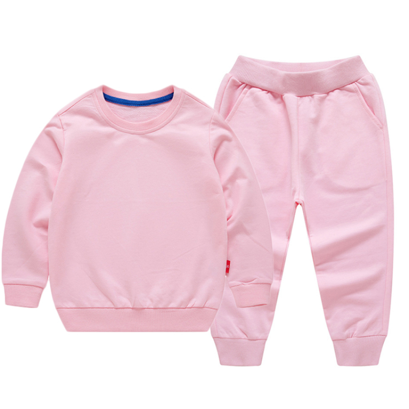 Conyson Wholesale Spring Custom Logo Baby Boys Customize Fashion Boutique Cotton Pants 2pcs Kids Girls Clothing Sets