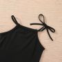 Conyson korean fashion Baby kid Girl summer cow printing skirt sleeveless cool clothes COTTON casual children wear clothing sets