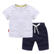 White + navy blue