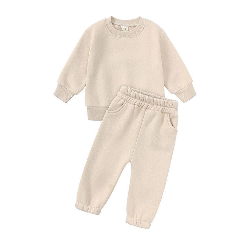 Wholesale Outdoor Kids Autumn Jogging Suits Custom Jogger Kids Tracksuits Sweatsuit Sets Customize Your Own Shop Logo