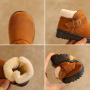 Conyson high quality korea fashion boutique toddler child baby boot kid winter leather boy girl designer warm martin boots shoes