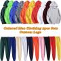 Custom Logo Solid Color Two Piece Over Size Hoodies Sweater Long Pants Outfits Tracksuits Sweatshirts Pants Mens Jogger Sets