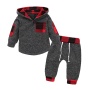 Manufacturer Discount Children's Warm Suit Long Sleeve Hot Selling Clothes Set Boy Toddler Applique Outfit