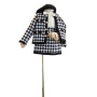Hot Sale Girls 2 Piece Clothing Sets Plaid Jacket And Skirt Set Short Skirt And Cardigan Set