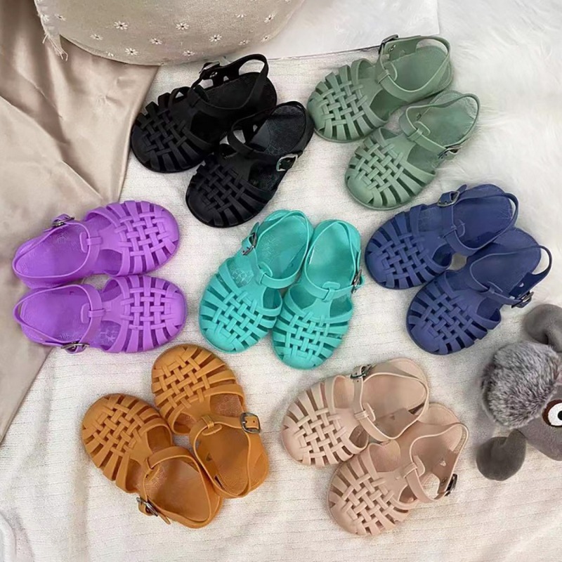 Conyson Baby Gladiator Sandals Breathable Hollow Out Shoes Pvc Summer Kids Shoes New Fashion Beach Children Sandals
