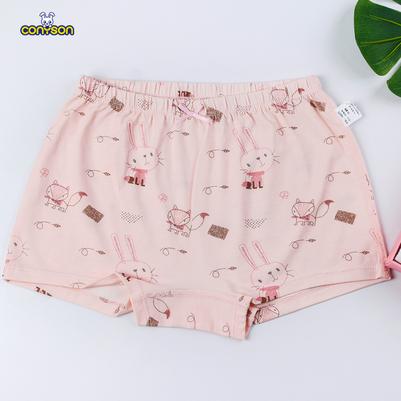 Children's panties girl's boxer underwear baby learning pants baby 2pcs/set cotton skin friendly underwear