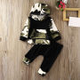 Conyson Autumn Winter Pudcoco Baby Boy Clothes Set 0-3 Year Casual Toddler Kids Newborn Hooded Tops Pants 2Pcs Outfits Set