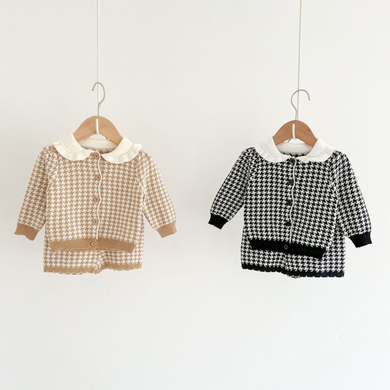 Conyson New Autumn Winter Girl Knitting Sweater Set 2pcs Infant Baby Sweater Suit Warm Girls and Boys Clothing Newborn Outfits