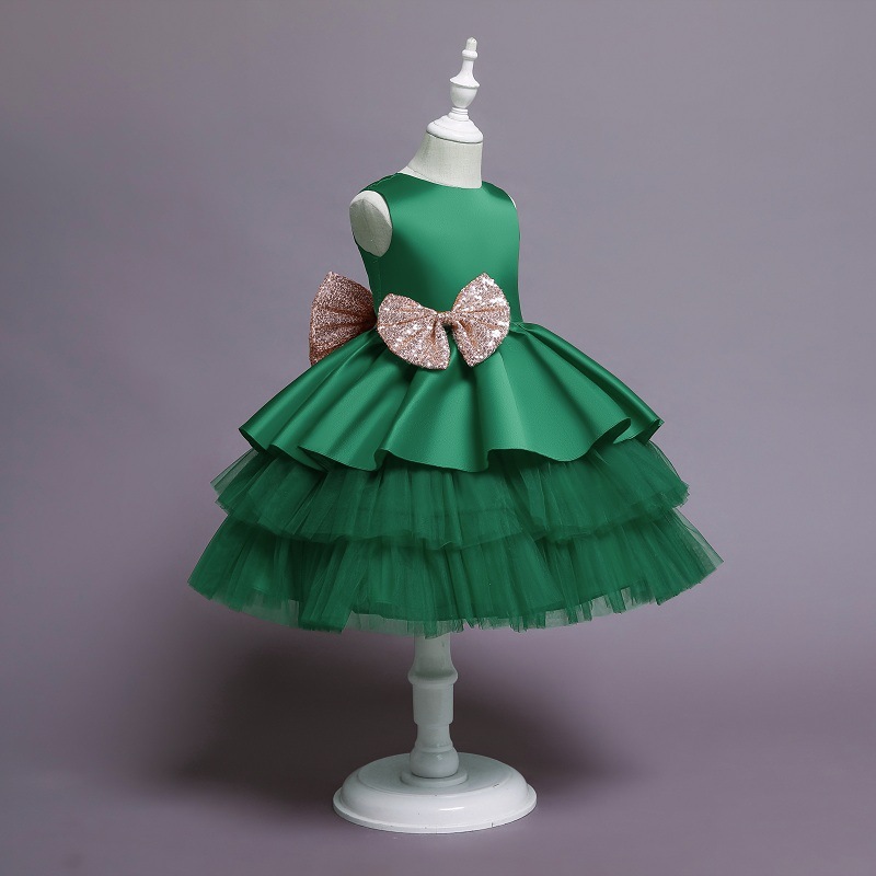 Top Sale Newborn Flower Baby Girl Party Dress Lovely Baby Girl Birthday Tutu Party Dress Newborn Flower Baby Girls' Dresses