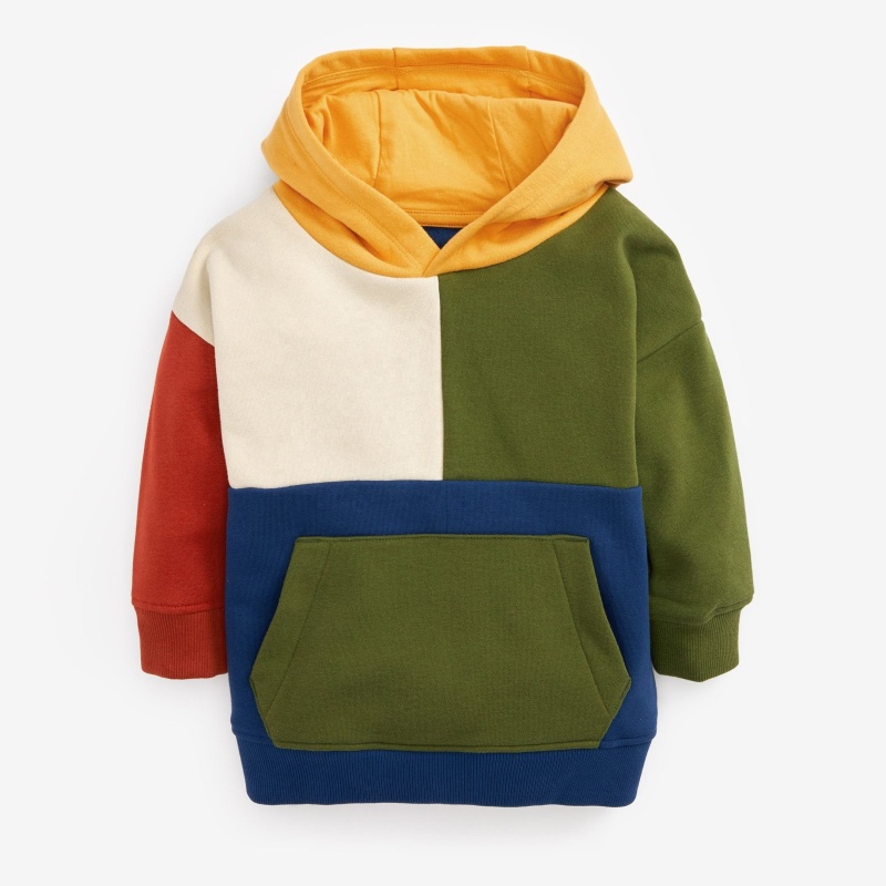 Conyson Wholesale Custom Autumn Winter Long Sleeves Patchwork Fleece Unisex Logo Sports Tracksuit Hoodies Kids Clothes Sets Plus