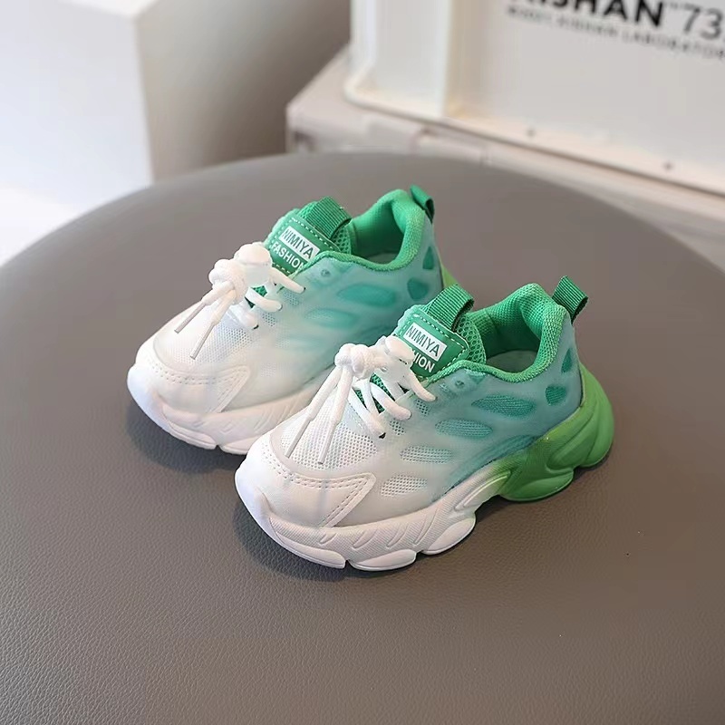Conyson 2023 Summer Breathable Light Boys Girls Fashion Sneakers Kids' Cheap Solid Color Soft Bottom School Sport Casual Shoes