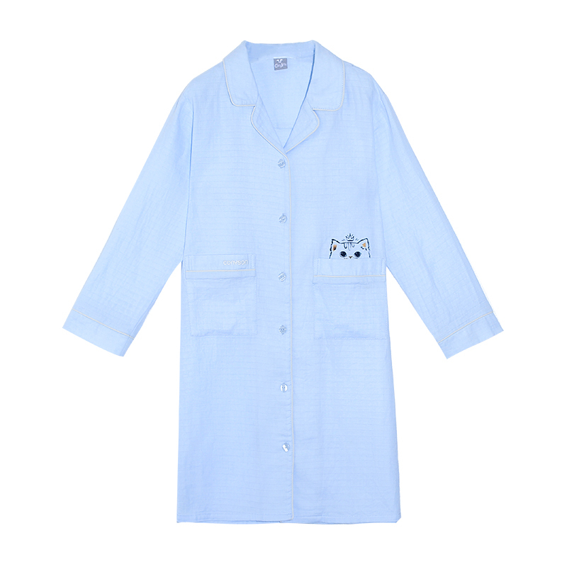 Conyson Wholesale Cute Long Sleeve and Long Pants Cartoon Summer Cotton Kids Pajamas Girl Long Sleeve Dresses