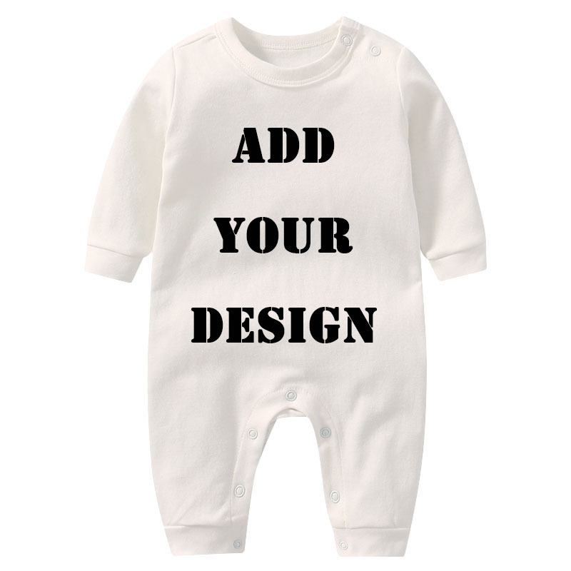 Conyson Wholesale Spring Autumn Custom 100% Organic Cotton Baby Jumpsuit Button Short Sleeve Bodysuit Premature Newborn Romper