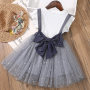 Conyson Hot Fashion New Kids Summer Clothes Baby Little Girls Halter Fantasy Casual Dress Gauze Princess Sleeveless Dresses Sets