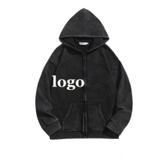 Conyson RTS Spring Autumn Custom Logo Print Cotton Blank Luxury Tracksuit Unisex Embroidery Bulk Heavyweight Plain Men's Hoodies