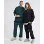 Custom Logo Printing Men Sports Suits Plus Size Side Stripe Hoodie Long Pants Two Piece Outfit Cotton Splice Patchwork Sets